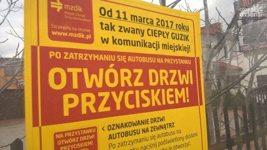 Ciepły guzik już w autobusach