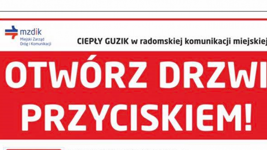Ciepły guzik w autobusach