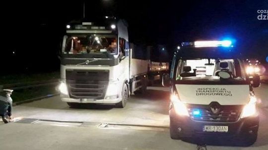 Ciężarówka ważyła o ponad 22 tony za dużo