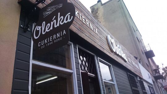 Cukiernia Oleńka z nowym szyldem, czyli finał akcji Zaszyldowani