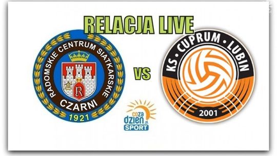 Czarni Radom 3:2 Cuprum Lubin (Zapis relacji - I mecz)