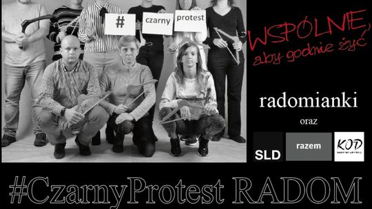 #CZARNY PROTEST W RADOMIU
