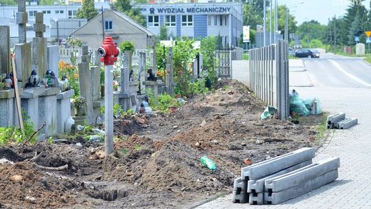 Czas remontów na cmentarzu przy ul. Limanowskiego