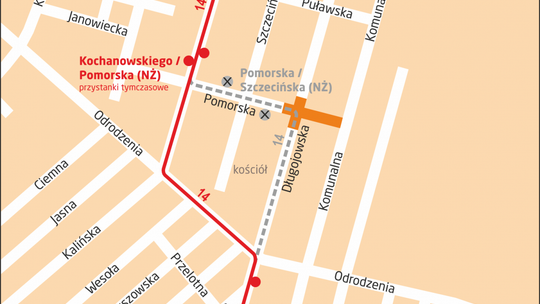 Czasowe zamknięcie skrzyżowania