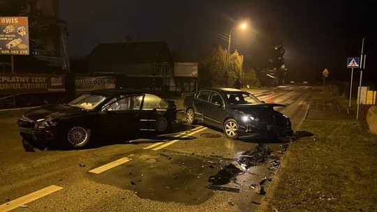 Czołowe zderzenie przy ul. Skaryszewskiej