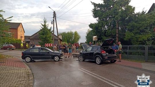 Czołowe zderzenie w Wierzbicy