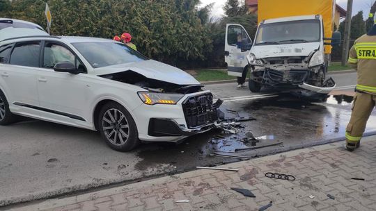 Czołówka w Skaryszewie przy ul. Partyzantów