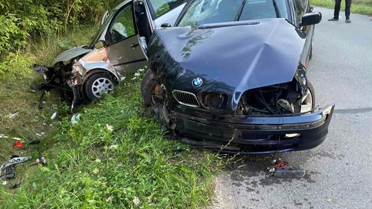 Czołówka z udziałem nastolatków we Wrzosie