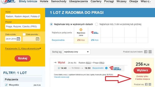 Czy blogerzy zapełnią samolot?