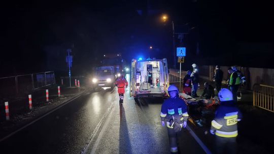 Dąbrówka Warszawska. Potrącenie kobiety 