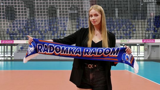 Dagmara Dąbrowska przyjmującą Moya Radomki Lotniska Radom