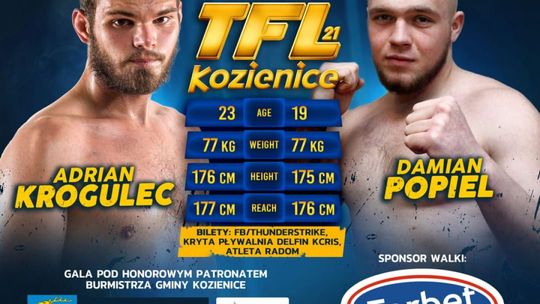 Damian Popiel przeciwnikiem Adriana Krogulca podczas kozienickiej gali TFL