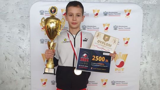 Daniel Kwiecień z AT Masters Radom podwójnym mistrzem Polski skrzatów 