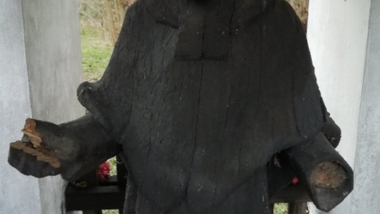 Dewastacja kapliczki św. Jana Nepomucena 