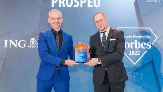 Diamentowy sukces w Radomiu. Firma Prospeo laureatem Diamentów Forbesa 