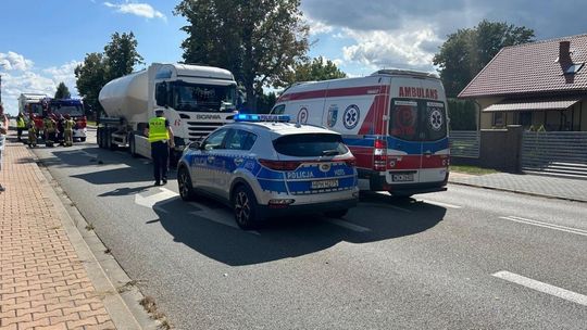 DK 79 w Zwoleniu zablokowana 