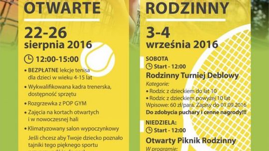 Dni otwarte AG Tenis Chorzowska