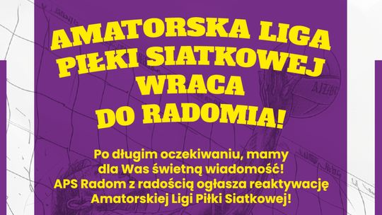 Do Radomia we wrześniu wróci amatorska liga siatkówki! 
