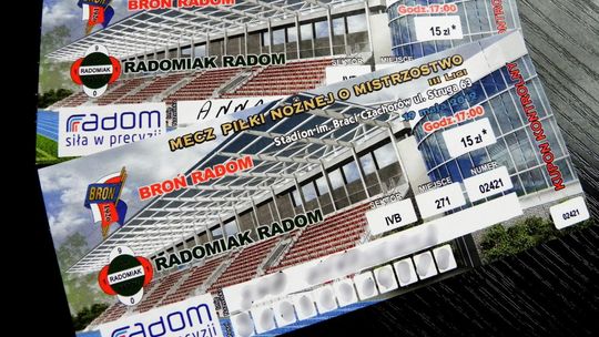 Dodatkowe bilety dla kibiców Radomiaka
