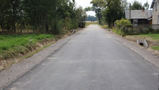 Domaniów. Droga gminna gotowa