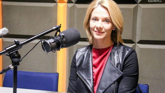 Dorota Ząbek - rozmowa w studiu lokalnym  Radia Rekord