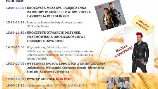 Dożynki w Jedlińsku. Wystąpi Michał Wiśniewski