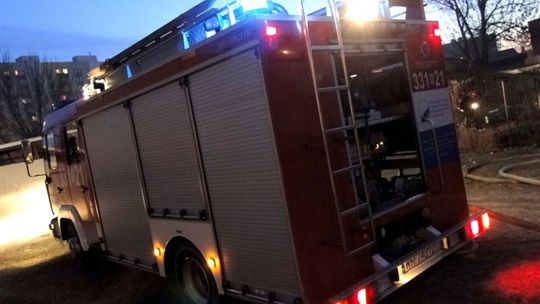 Drewniana szopa płonęła niczym pochodnia!