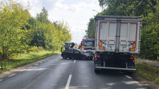 Droga do Skaryszewa zablokowana. Porażające zderzenie trzech pojazdów