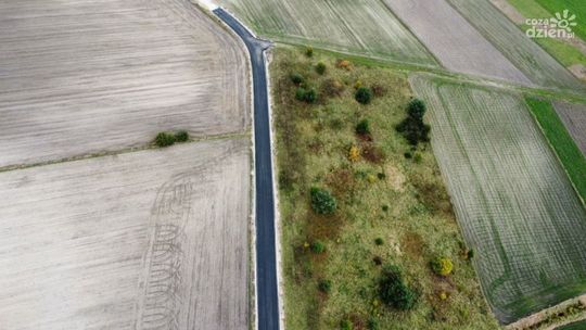 Droga Dobrut - Bąków - Ciepła już po przebudowie