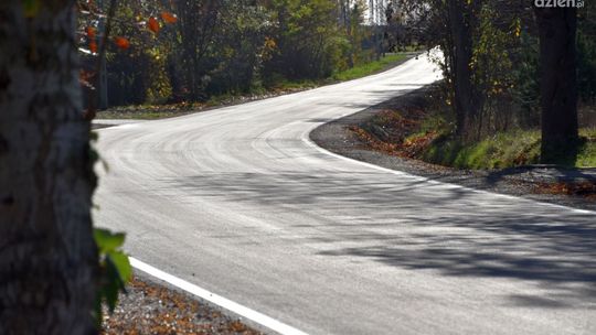 Droga Lisów - Wierzchowiny już po remoncie