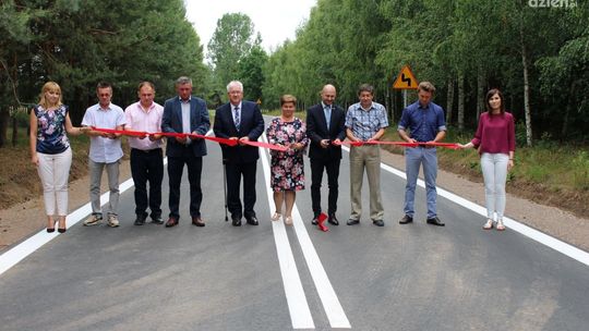Droga powiatowa Tczów - Wincentów już po remoncie