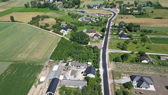 Droga powiatowa z Wolanowa do Zakrzewa już prawie gotowa