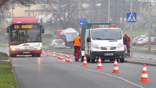 Drogowcy szybko wymienili asfalt