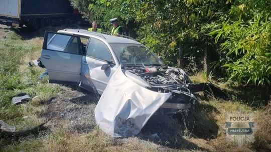 Dwa wypadki na drogach powiatu przysuskiego – sześć osób hospitalizowanych