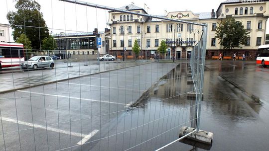 Dworzec PKP. Parking tymczasowo zamknięty