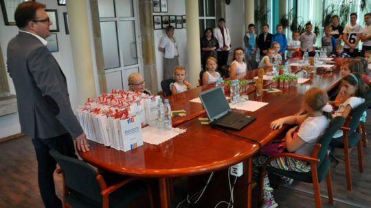 Dzieci odwiedziły magistrat