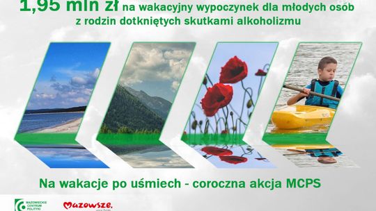 Dzieci z rodzin alkoholowych pojadą na wakacje