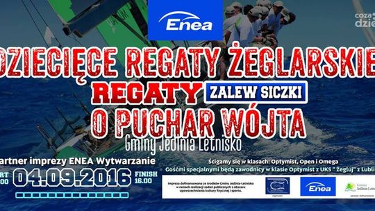 Dziecięce Regaty Żeglarskie nad zalewem w Siczkach