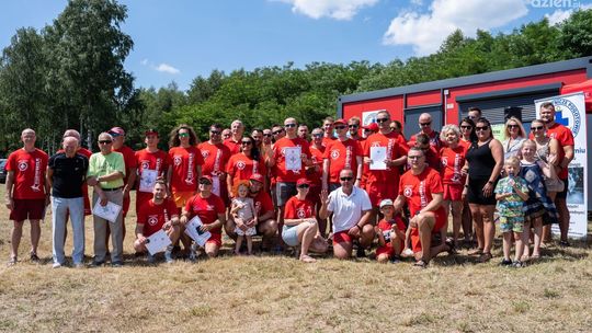 Dzień ratownika wodnego nad zalewem w Domaniowie