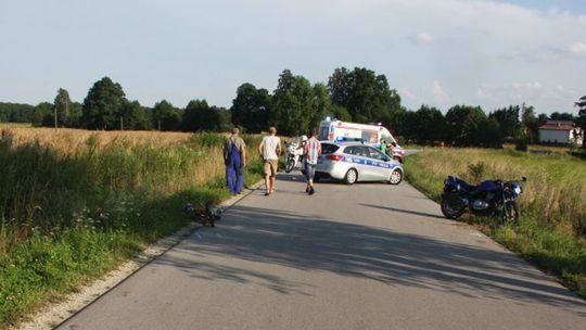 Dziewięciolatek potrącony przez motocykl!