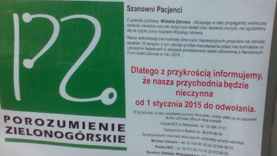 Dziś otwarte wszystkie przychodnie?