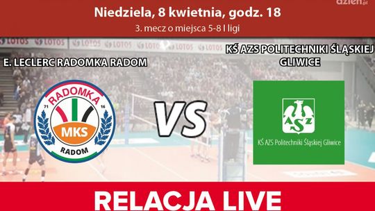 E. Leclerc Radomka Radom - KŚ AZS Politechniki Śląskie Gliwice (relacja TV)