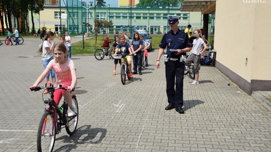 Egzamin na kartę rowerową w PSP nr 2