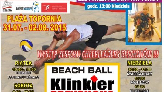 Eliminacje Mistrzostw Polski w Siatkówce Plażowej "Beach Ball Klinkier" nad Zalewem Topornia