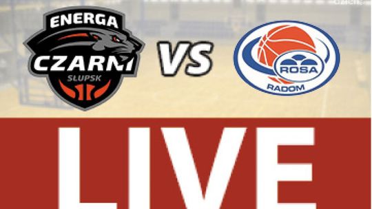 Energa Czarni Słupsk - ROSA Radom 70:83 (RELACJA LIVE)