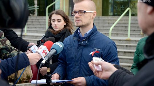 Eryk Brodnicki w obronie demokracji