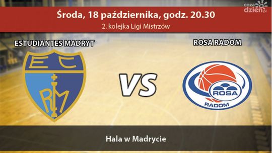Estudiantes Madryt - ROSA Radom 78:68 (zapis relacji)
