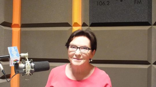 Ewa Kopacz - rozmowa w studiu lokalnym Radia Rekord