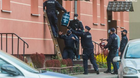 Ewakuacja bloku na os. Planty. Próba samobójcza (Aktualizacja)