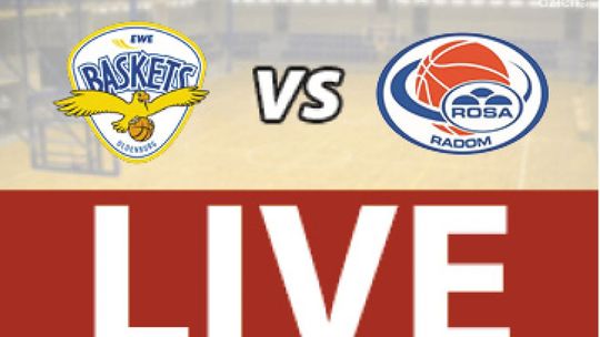 EWE Oldenburg - ROSA Radom 83:71 (zapis relacji)